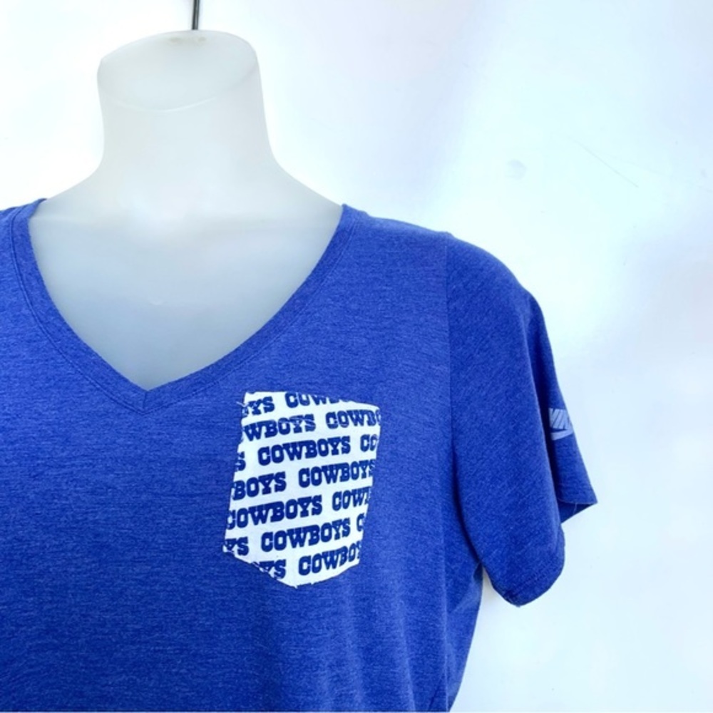 The Nike Tee Dallas Cowboys women’s t-shirt,‎ XXL with Cowboy pocket on front - Picture 3 of 9
